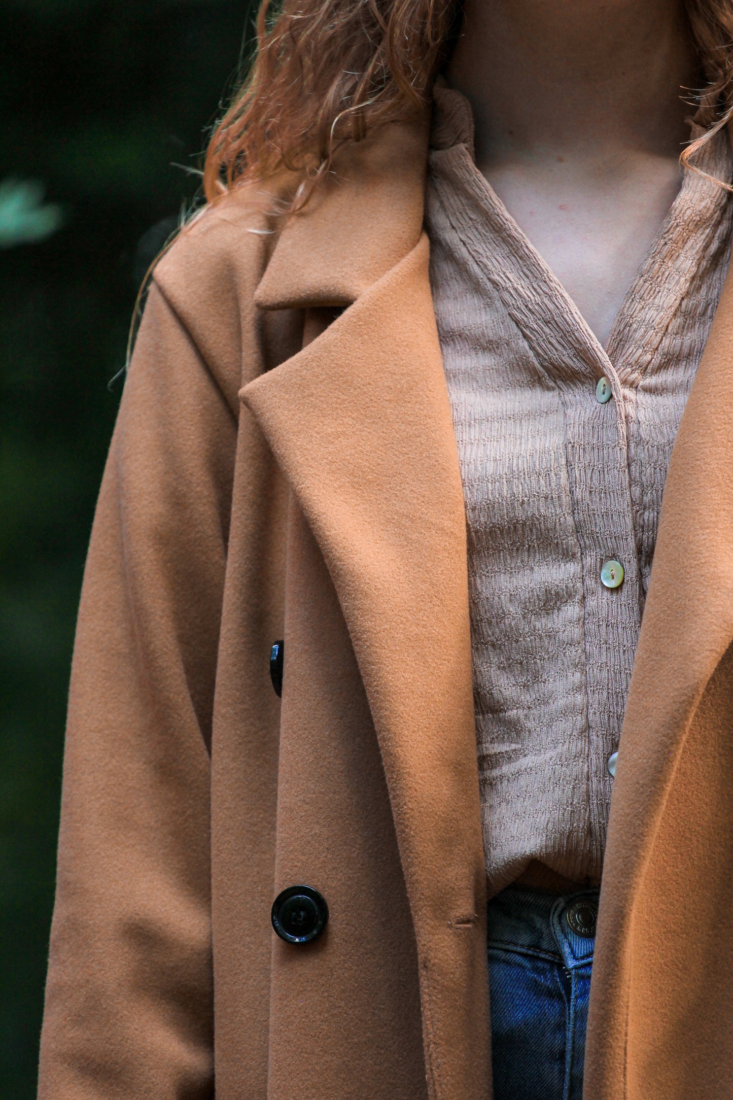 Trenchcoat met tailleriem Louise | camel - Iristra