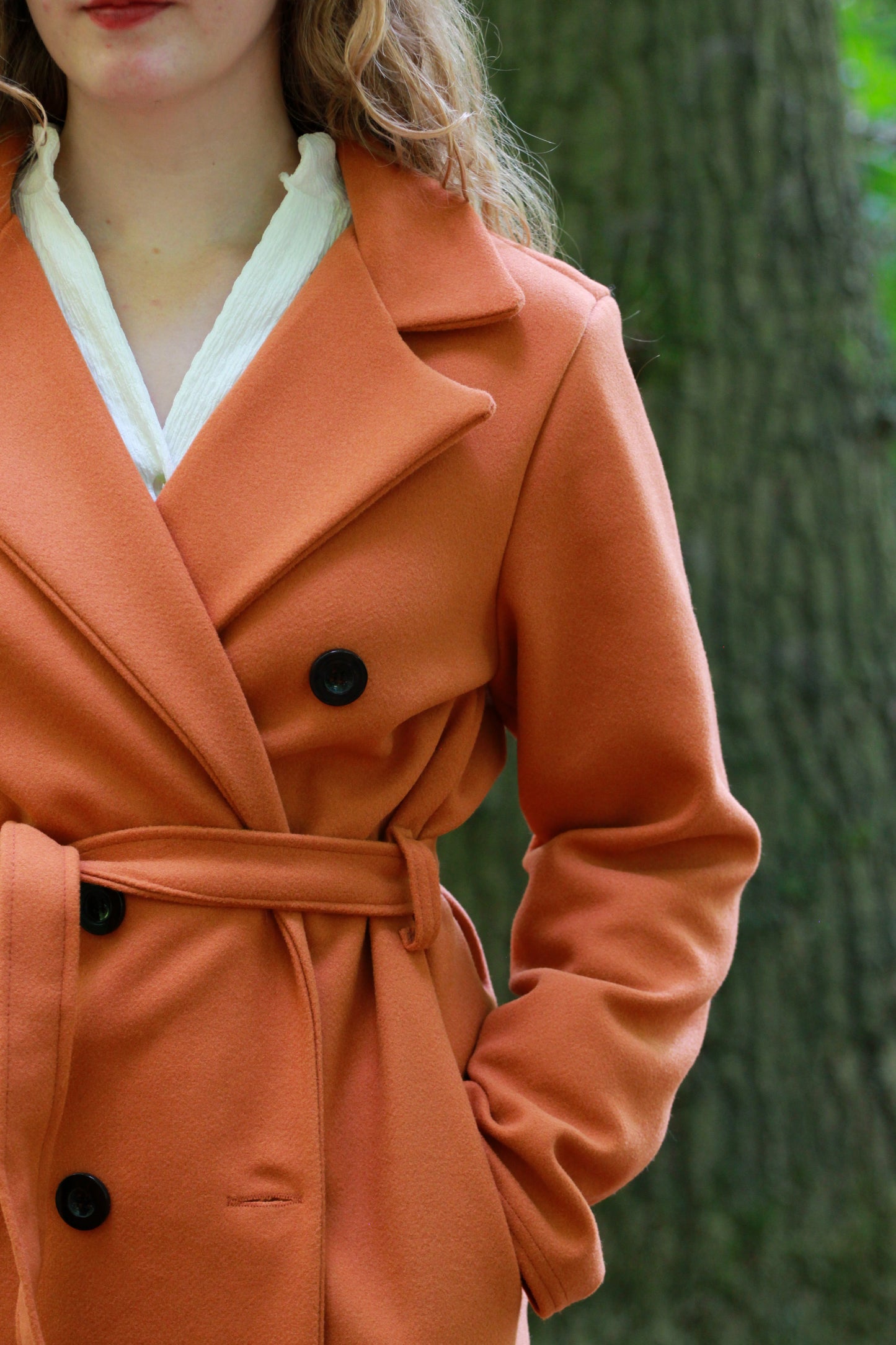 Trenchcoat met tailleriem Louise | sienna - Iristra
