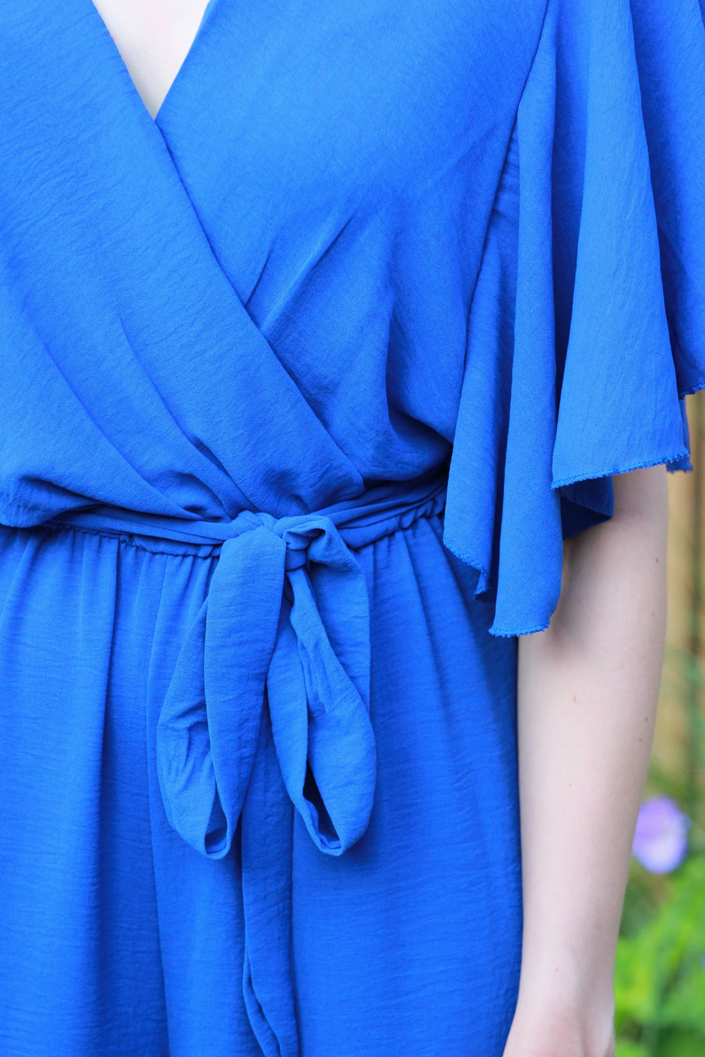 Lange jumpsuit Delphine | Koningsblauw - Iristra
