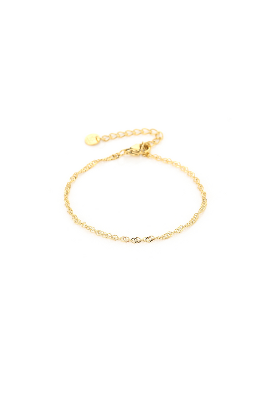 Evi subtiele armband | goud